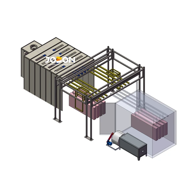 Industrial Conveyor Moving Complete Pulver Coat Plant